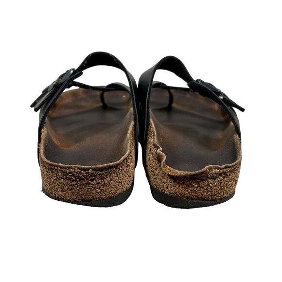 Birkenstock Mayari Black Leather Sandals - Picture 4 of 7